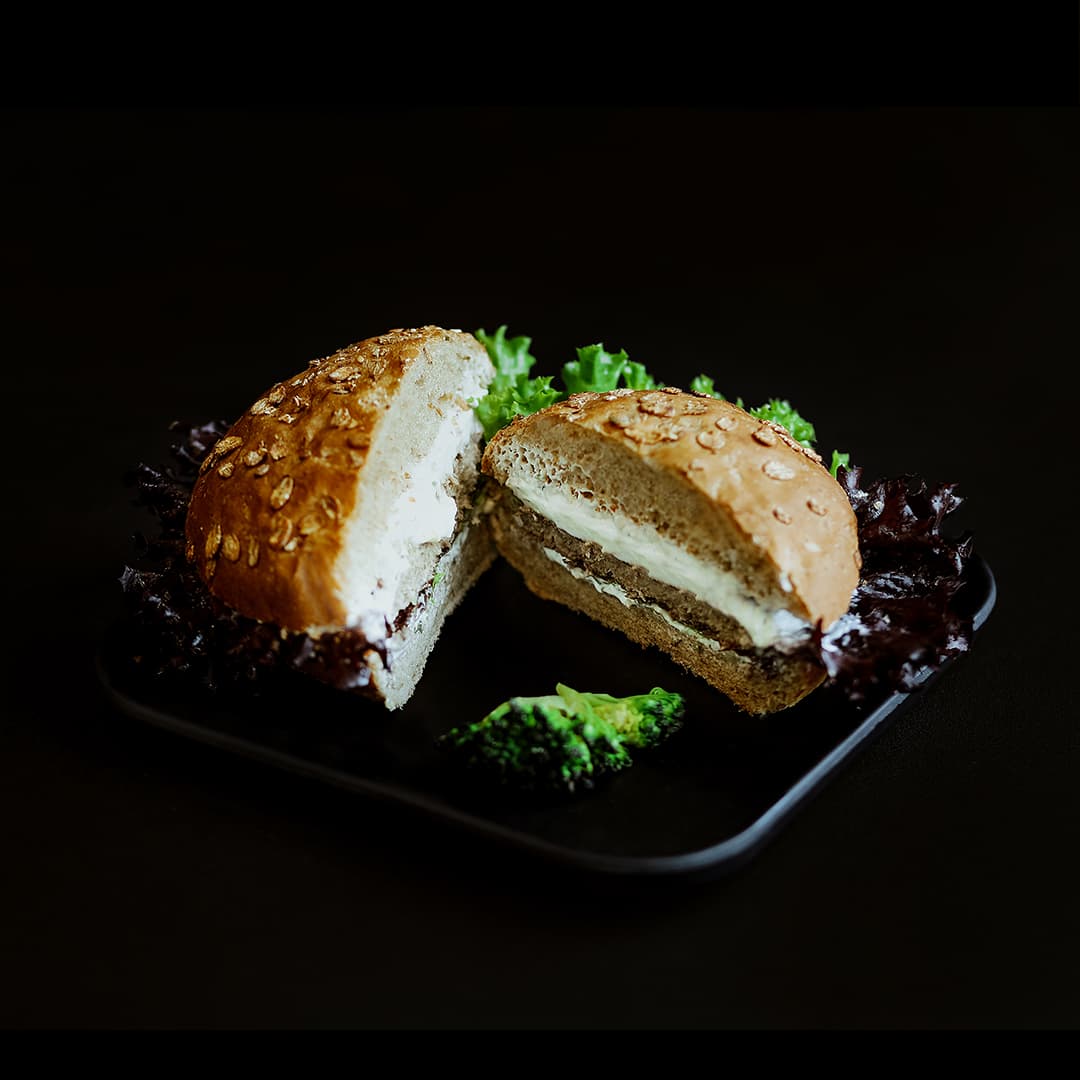 ساندویچ برگر گوشت